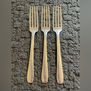 NST86 (STAINLESS) by NATIONAL STAINLESS Salad Forks (3)
